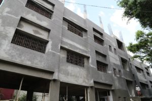 Pune Center with exterior plaster – thanks to your generosity a fourth slab is now being poured and the building sealed.