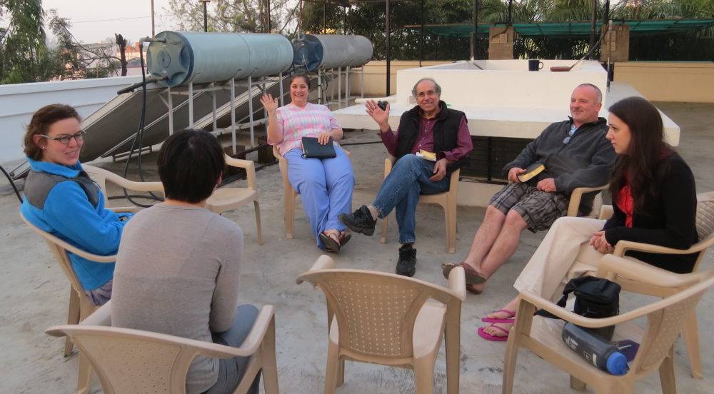 Every morning the team met on the roof to pray and prepare our hearts for the day’s activities.